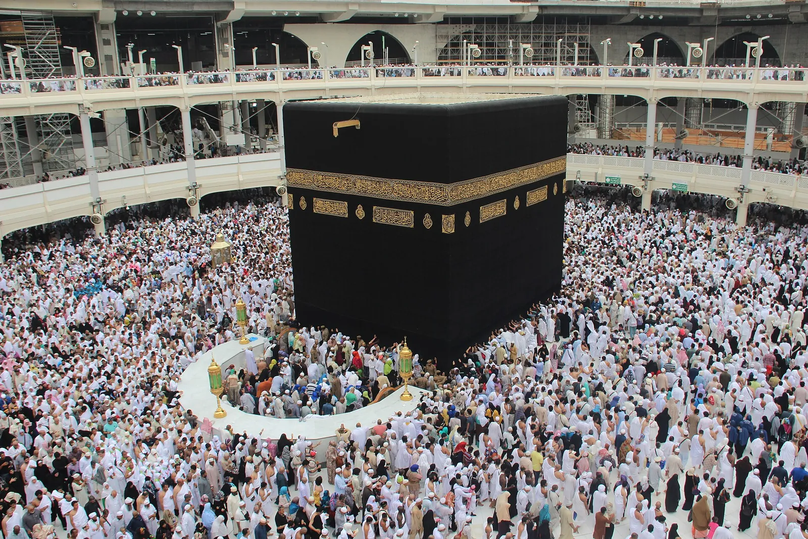 La Kaaba et la mosquée al-Haram de nuit, Omra Ramadan 2027 au départ d'Agadir - 2